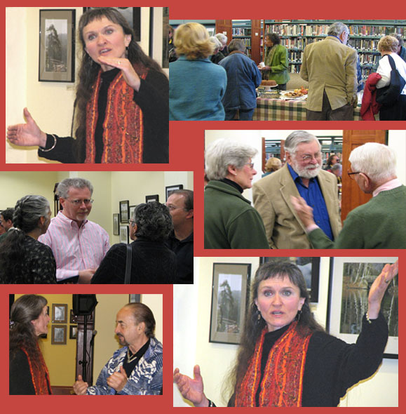 photo collage of Lorraine Hartin-Gelardi's her book launch